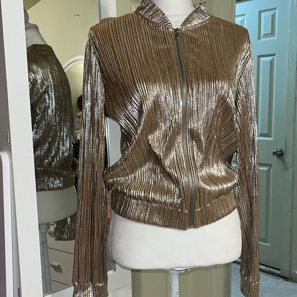 Gold sparkly jacket